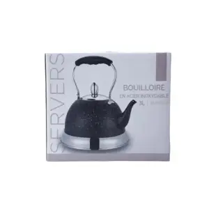 Bouilloire siffleuse en inox 3L K108-3L-MAR