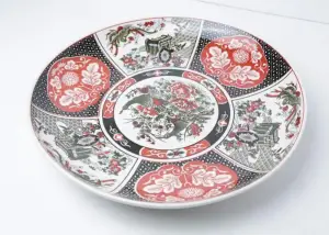 Assiette de service en porcelaine taous 40cm
