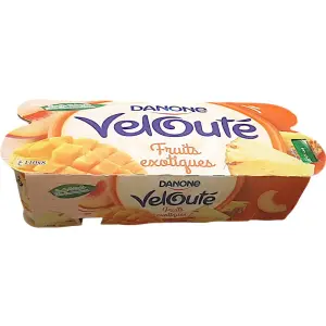 Yaourt brassé salade de fruits exotiques velouté 8x110g - DANONE