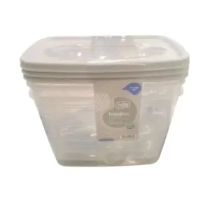 Lot 3 boites de rangement 2,2l - HOBBYLIFE