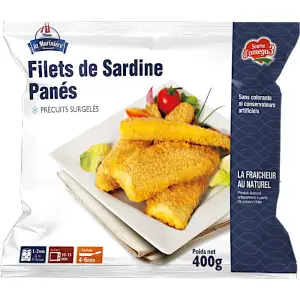 Filets de sardines panés 400g - LA MARINIERE