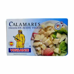 Calamars en morceaux à l'huile 115g - VIGILANTE