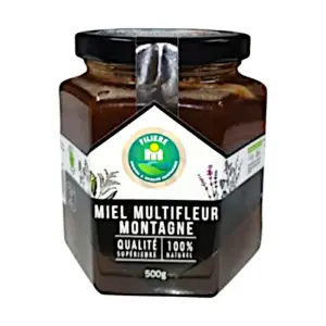 Miel multifleurs de montagne 500g - FILIERE M