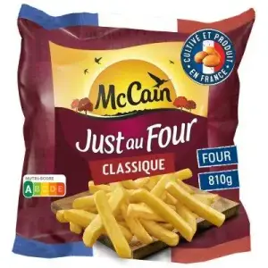 Frites classique Just au four 810g - MCCAIN