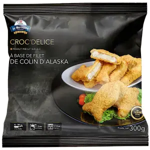 Croquettes au colin d'Alaska 300g - LA MARINIERE