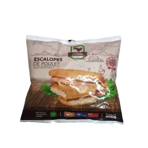 Escalope de poulet pané 400g - LA FERMIÈRE