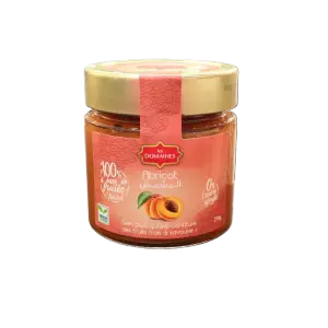 Confiture d'abricots 270g - LES DOMAINES