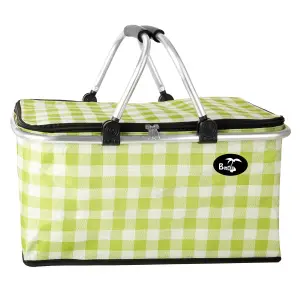 Sac de pic nic imprimé vert cj2673-2
