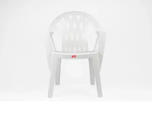 Fauteuil monobloc blanc