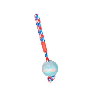 Balle + corde 5cm/20cm jouet pour chien - BUBIMEX