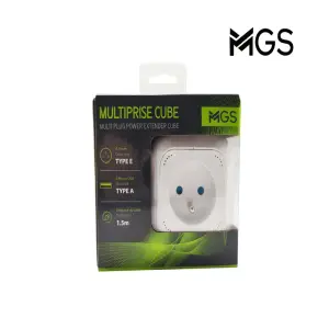 Cube multiprises avec USB FSB-04U - MGS