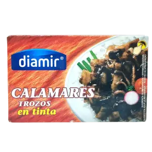 Calamars à l'encre boite 160g - DIAMIR