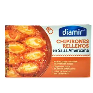 Petit calamar farcis sauce américaine 120g - DIAMIR
