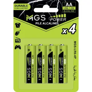Piles Alkaline AA*4 MGS LR06 - MGS