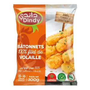Bâtonnets de volaille surgelés 300g - DINDY