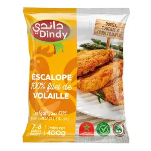 Escalope de volaille surgelé 400g - DINDY