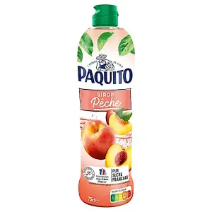 Intermarché - Sirop de pêche bio 75cl - PAQUITO