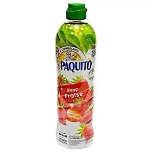 Intermarché - Sirop de fraise bio 75cl - PAQUITO