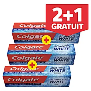Dentifrices advanced white 3x100ml - GOLGATE