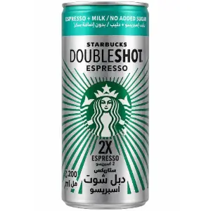 Starbucks Doubleshot espresso réduit en sucres 20cl