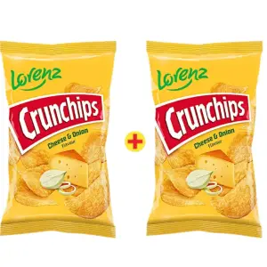 Crunchips saveur fromage et oignon 2x100g - LORENZ