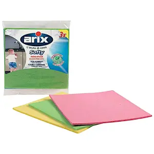 Éponges carrées en cellulose x3 pièces - ARIX