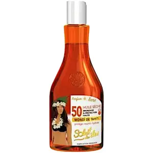 Huile sèche Bronzage & Protection Monoï de Tahiti SPF50+ 150ml -SOLEIL DES ÎLES