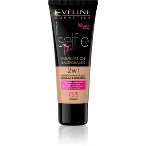 Fond de teint & correcteur Selfie Time N°03 Vanilla 30 ml - EVELINE