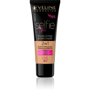 Fond de teint & correcteur Selfie Time N°05 Beige 30 ml - EVELINE