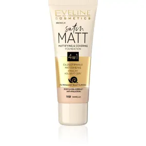 Fond de teint matifiant N°102 Vanilla 30 ml - EVELINE