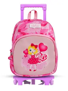 Sac à dos trolley 12'' 2 poches fille