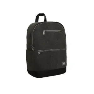 Sac à dos AUCHAN Trendy - 40 cm - Toile Denim Noir - Mixte