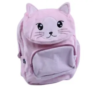 Sac Gouter 27Cm Peluche Chat Rose Auchan AUCHAN