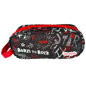 Trousse garçon 2 zips 2 poches coloris assortis