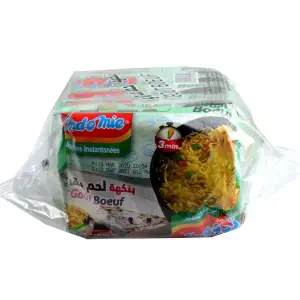 Nouilles saveur bœuf x5 - INDOMIE