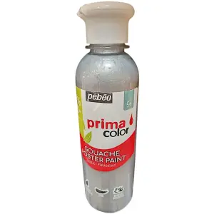 Gouache Prima liquide argent 250ml - PÉBÉO