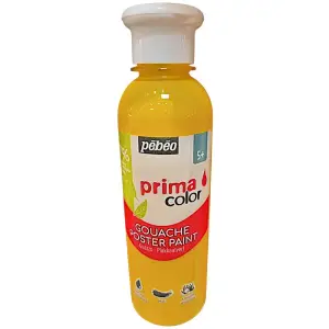 Gouache Prima liquide jaune primaire 250ml - PÉBÉO