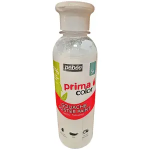 Gouache Prima liquide blanc 250ml - PÉBÉO