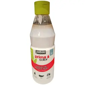 Gouache Prima liquide blanc 500ml - PÉBÉO