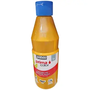 Gouache Prima liquide or 500ml - PÉBÉO