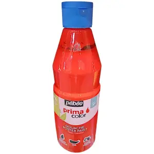 Gouache Prima liquide rouge primaire 500ml - PÉBÉO
