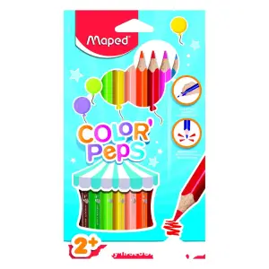 Boîte de 12 crayons de couleur GM Maxi – MAPED