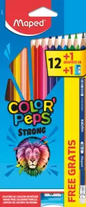 12 Crayons Couleur Colorpeps Strong - MAPED