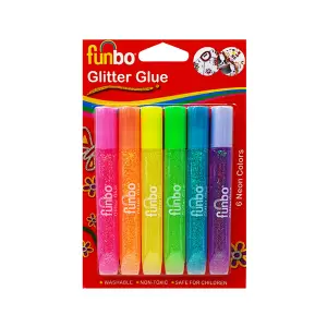 Colle Glitter Glue Light 6x12,5g - FUNBO