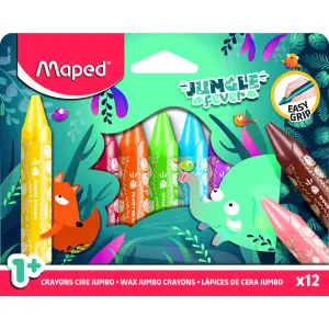 Crayons de cire Jungle Fever Wax Jumbo - MAPED