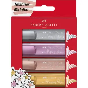 4 Fluorescent Metallique - FABER-CASTELL