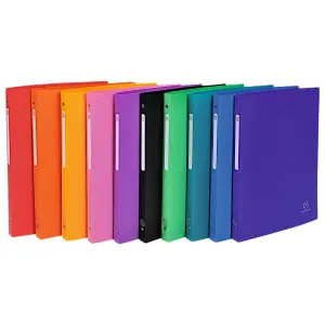 Cahier classeur dos 20mm 210x297cm 4 anneaux 5/10ème - EXACOMPTA