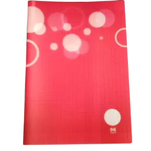 Cahier piqûre polypro A4 90g Seyès couverture polypropylène