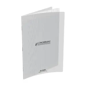 Cahier Conquérant Agrafé 240x320 96P Seyès 90g Polypro Incolore