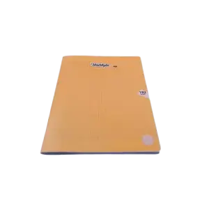 Cahier 192 pages 10x10 70g couverture polypro transparent - UNISTYLE